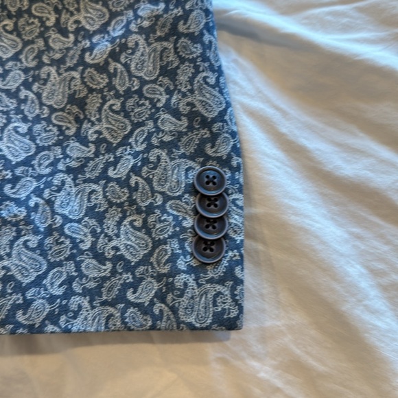 Vintage Tommy Hilfiger Paisley Sport Coat Size 48R - Picture 4 of 9